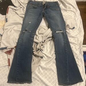 True religion low rise jeans